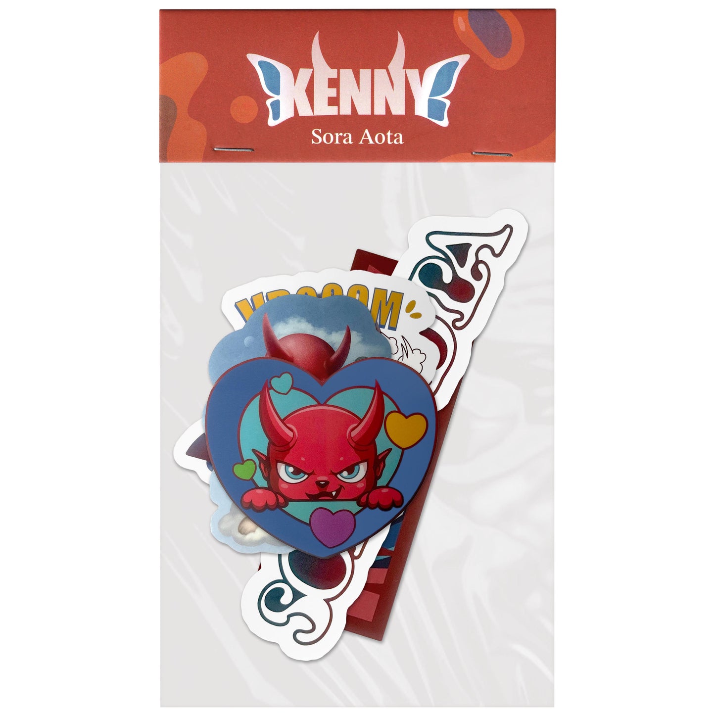 Kenny Sticker -set of 5